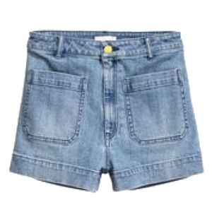 High Waisted Denim Shorts